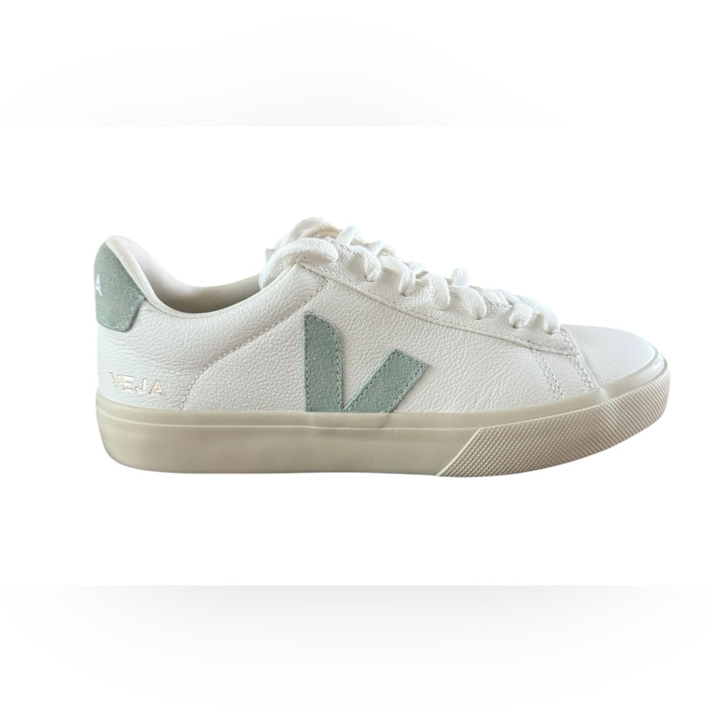 Veja Campo Chromefree Leather White Matcha Sneakers